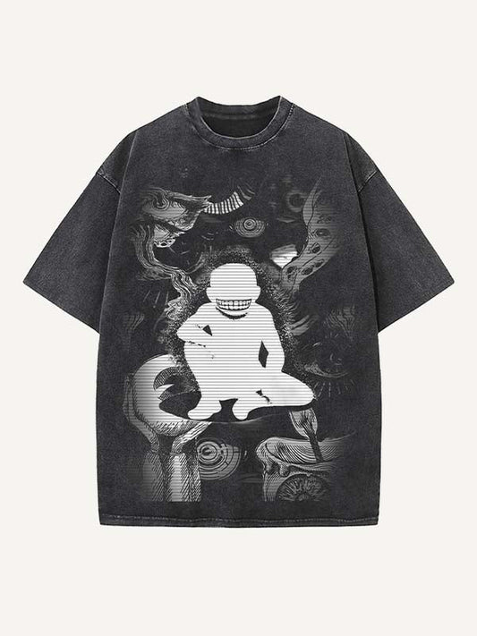 Fullmetal Alchemist Print Round Neck T-shirt