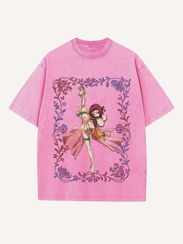 Code Geass Print Round Neck T-shirt