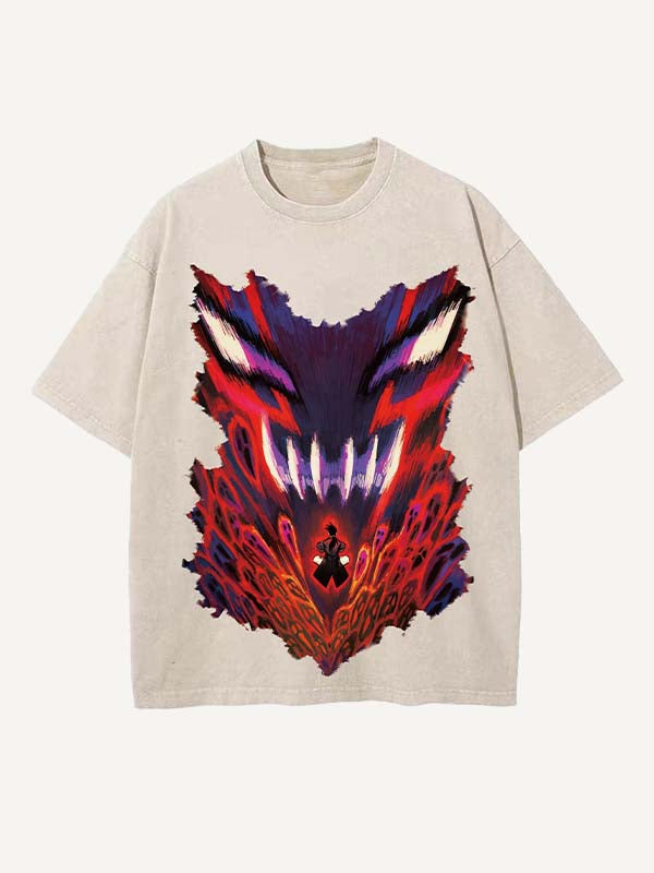 Fullmetal Alchemist Print Round Neck T-shirt