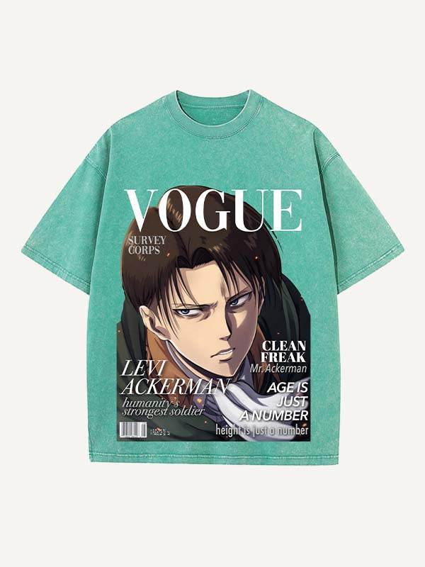 Attack on Titan Print Round Neck T-shirt