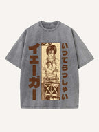 Attack on Titan Print Round Neck T-shirt