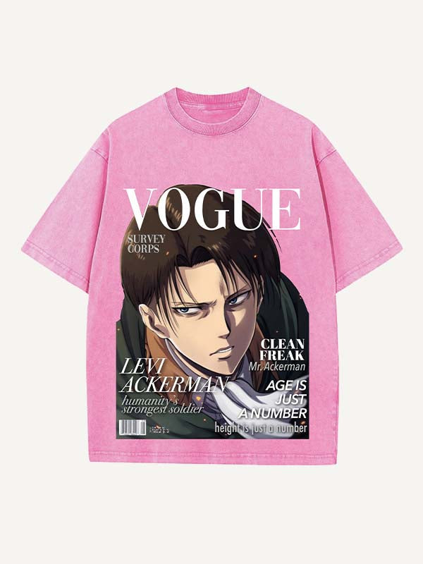 Attack on Titan Print Round Neck T-shirt