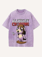 Fullmetal Alchemist Print Round Neck T-shirt