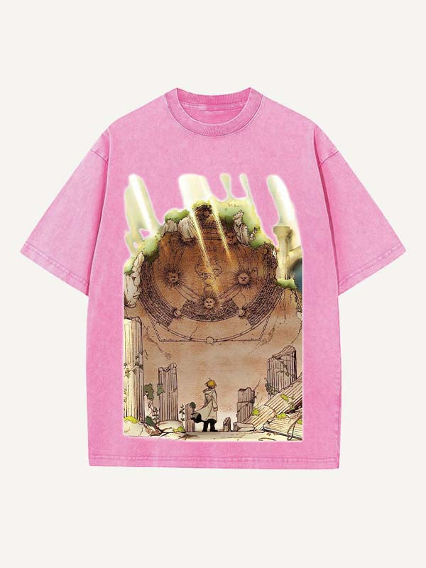 Fullmetal Alchemist Print Round Neck T-shirt