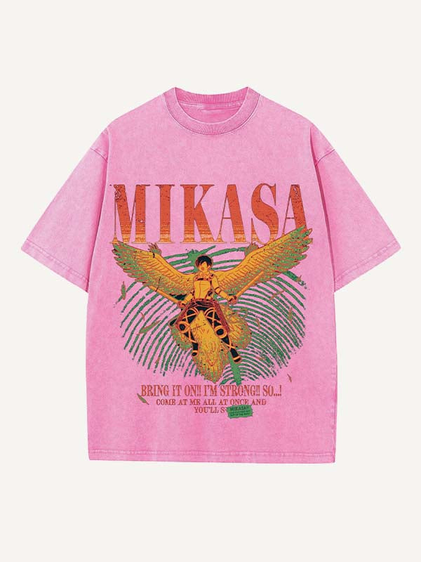 Attack on Titan Print Round Neck T-shirt