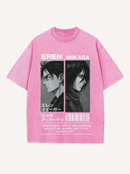 Attack on Titan Print Round Neck T-shirt
