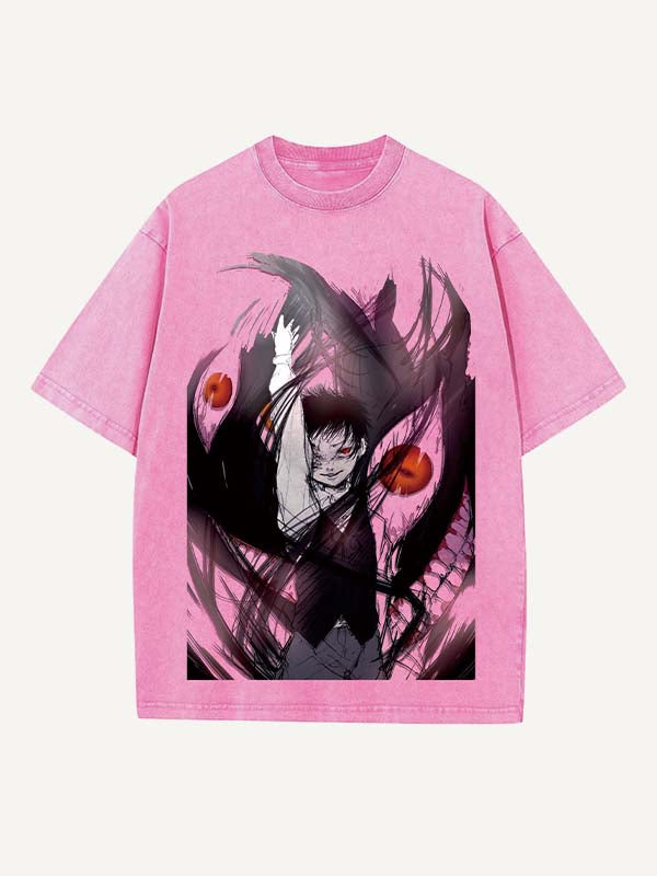 Fullmetal Alchemist Print Round Neck T-shirt