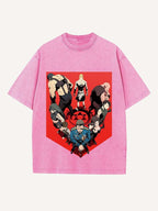Fullmetal Alchemist Print Round Neck T-shirt