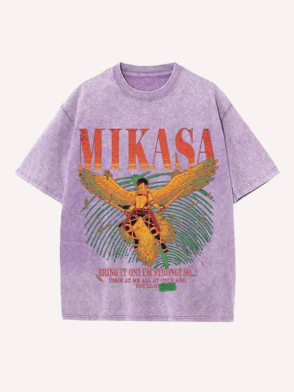 Attack on Titan Print Round Neck T-shirt