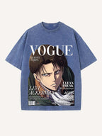 Attack on Titan Print Round Neck T-shirt