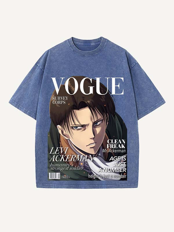 Attack on Titan Print Round Neck T-shirt