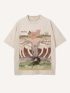 Attack on Titan Print Round Neck T-shirt
