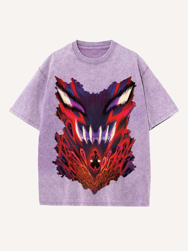 Fullmetal Alchemist Print Round Neck T-shirt