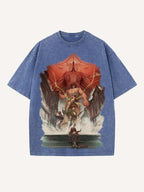 Attack on Titan Print Round Neck T-shirt