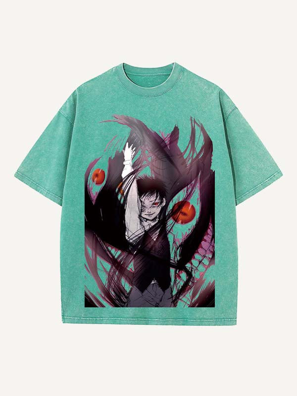 Fullmetal Alchemist Print Round Neck T-shirt