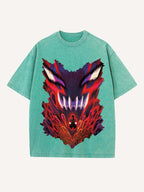 Fullmetal Alchemist Print Round Neck T-shirt