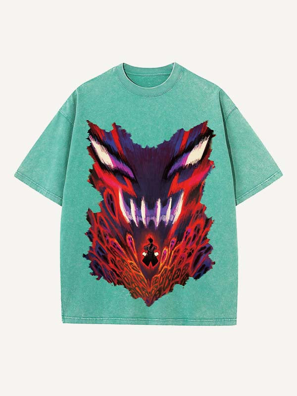 Fullmetal Alchemist Print Round Neck T-shirt